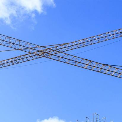 cranes on construction site