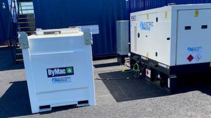 generator and fuel tank